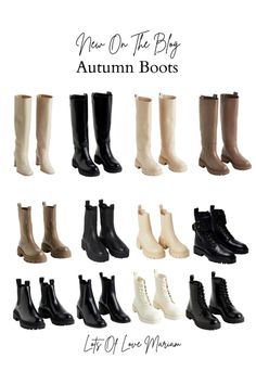 Autumn boots are a staple! I have picked out 20+ stylish and affordable autumn boots that will get you through autumn/winter 2022/23! 2022 Fall Boots, Boots Outfit 2023, Winter Shoes Outfits, Boots 2022, Stylish Winter Boots, Autumn Boots, Classy Fall Outfits, White Bridal Shoes, Fall Boots Outfit