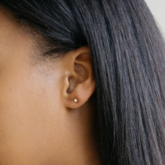 Tiny Circle Stud Earrings - 9 Small as a speckle or a tiny fleck, these mini flat head circle studs are this season's most sought after straightforward, simple, totally minimal gold dot earrings. https://wildmoonstone.com/products/tiny-flat-circle-stud-earrings Gifting Packaging, Simple Silver Earrings, Second Hole Earrings, Moon Stud Earrings, Dot Earrings, Minimal Gold, Minimalist Earrings Gold, Circle Stud Earrings, Gold Dot