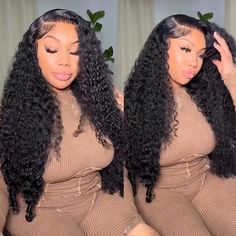 Detail Product Description Hair Material 100% Human Hair No Really Shedding, No Tangle, No Bad Smell. Wig Density 180% Density Wig Cap Size 22.5 inches(54-58 cm) Advantage Pre cut lace, Pre-plucked hairline with Baby Hair & bleached knots Pack 1 Piece Lace Design 13x4 HD Lace Front Wig Shipping Your wig will be shipped with in 24-48 hours. Shipping time is 4-5 working days Return 15 days return, See more details in our return & Refund Policy. Services Any questions can be answered within 24 hour Laid Hairstyles, Long Curly Wigs, Black Hair Types, Overnight Hairstyles, Curly Hair Braids, Black Brazilian, Bad Smell, Glueless Wig, Curly Lace Front Wigs