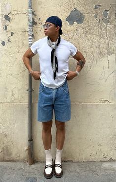 Shorts And Polo Outfit For Men, Polo And Shorts Outfit Men, Shorts Aesthetic Men, Vietnam Outfit, Masc Outfits For Women, Minimalist Streetwear, Polo Outfit, Mens Shorts Outfits