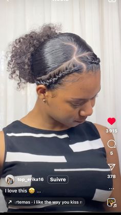 Center Parting Cornrows, Braided Short Natural Hairstyles, Braided Hair Natural Hair, French Braided Hairstyles For Black Hair, Cute Braided Natural Hairstyles, Updo Hairstyles Athletic, Hair Styles Natural Hair Black 4c, 4c Natural Hair Cornrow Styles