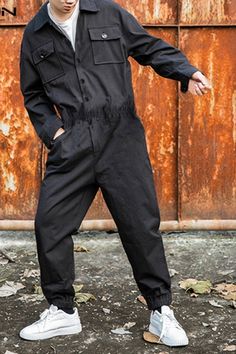 Coverall Outfit, Cargo Overalls, Punk Style Men, Romper Men, Outfit Reference, Pants Streetwear