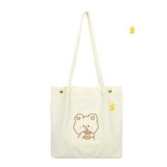 AWXZOM Corduroy Tote Bag tote bag for women corduroy Shoulder bag corduroy crossbody bag cute tote bags aesthetic bag (bear bottle) 【Material】: The bear tote bag is made of soft corduroy on the outer layer and the inner layer is high quality cotton, both of which are of high quality. Soft, lightweight, washable and resistant to wear and tear. It is a good helper in life. 【Size】: this bear corduroy bag measure about 14.1"(L) x 4.7"(W) x 13"(H), tote bag for women aesthetic shoulder strap length is 11.4" 【FEATURE】 - the cute canvas bags design Cute cartoon embroidery corduroy bear pattern, very casual, you can match any clothes.Comfortable to carry,never go out of . You can use it as a tote, handbag, or shoulder bag. 【Capacity】: This corduroy kawaii shoulder bag is big enough to hold your bo Corduroy Bear, Corduroy Tote Bag, Canvas Bag Design, Totes Bag, Aesthetic Bags, Everyday Tote Bag, Cartoon Embroidery, Cute Canvas, Everyday Tote