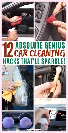 car cleaning hacks that'll sparkle