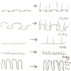 how to draw waves in different ways