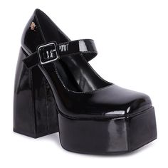 Chunky Black Heels, Mary Jane Platforms, Mary Jane Platform Shoes, Zapatos Mary Jane, Black Chunky Heels, Platform Block Heels, Platform Mary Janes, Mary Jane Pumps, Chunky Block Heels