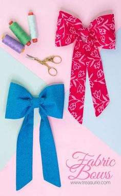 Fabric Bow Pattern Free, Hair Bow Sewing Pattern, Gorou Cosplay, Make A Bow, Big Hair Bows, Large Hair Bows, Hair Bow Tutorial, Bows Diy Ribbon