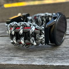 "Welcome to Cording2U. We are excited to craft your new personalized custom watch band strap. Please visit our shop for more ideas https://cording2u.etsy.com/ We are a US Military Veteran Owned Business  Thank you for your support🙏 Handcrafted with 100% Nylon Paracord \"MADE IN USA\".   Our Products include:    ➖Custom handmade watch bands \"According to You\". No matter how small or big your wrist size, we will craft your perfect fitting band (wrist size picture measurement required).  ➖Variet Adjustable Paracord Watch Bands For Outdoor, Silver Bracelet Strap Watch Band For Outdoor, Silver Watch Band With Bracelet Strap For Outdoor, Adjustable Silver Watch Bands For Outdoor Use, Paracord Watch, Handmade Watch Bands, Handmade Watch, Veteran Owned Business, Watch Ultra