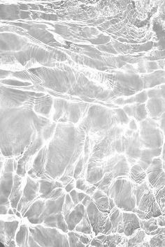 the water is so clear that you can see it's ripples