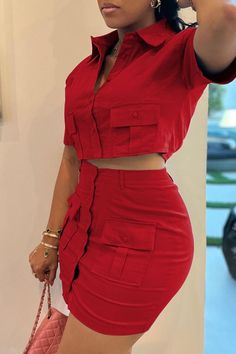 Classy Short Dresses, Chic Dress Classy, Classy Casual Outfits, Classy Casual, Latest African Fashion Dresses, Turndown Collar, African Fashion Dresses, Casual Sets