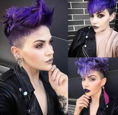 Pixie Hair Color, Sassy Hairstyles, Brunette Pixie, Hairstyles For Older Women, Edgy Short Hair, Funky Hairstyles