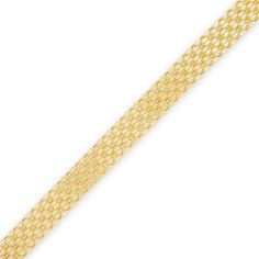 Sophisticated and elegant, this bismark chain bracelet is a fashion must-have. Crafted in warm 14K gold, this woven style is always a popular choice. Polished to a bright shine, this 7.5-inch bracelet secures with a lobster claw clasp. Diamond Carat Size, Shiny Bracelets, Expensive Diamond, Diamond Bracelet Design, Diy Jewelry Earrings, Jewelry Staples, Classic Bracelets, Gold Bullion, Expensive Jewelry