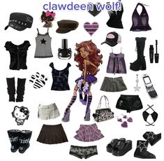 Edgy Work Outfits, Monster High Cosplay, Punk Street Style, Monster High Clothes