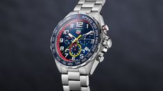 TAG Heuer Formula 1 x Red Bull Racing Quartz Men 43 mm - CAZ101AL.BA0842 | TAG Heuer US Luxury Sports Watch With Tachymeter, Luxury Sports Chronograph Watch With Subdials, Luxury Sports Chronograph Watch, Luxury Red Chronograph Watch, Tag Heuer Formula 1, Tag Heuer Formula, Latest Watches, Unique Packaging, Red Bull Racing