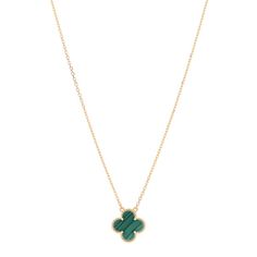 This is an authentic VAN CLEEF & ARPELS 18K Yellow Gold Malachite Vintage Alhambra Pendant Necklace. The necklaceis crafted of 18 karat yellowgold and features a clover motif pendant set with a malachite. Green Van Cleef Necklace, Green Van Cleef, Vintage Alhambra Pendant, Van Cleef Necklace, Alhambra Pendant, Gold Vans, Green Vans, Authentic Vans, Van Cleef And Arpels