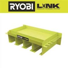 an image of a green tray with the words, ryobi link on it