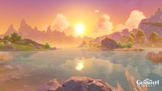 beautiful places in genshin impact  #genshin impact #videogames #Pretty Genshin Impact World, Genshin Aesthetic Wallpaper, Genshin Backgrounds, Genshin Impact Wallpaper Pc, Genshin Background Landscape, Genshin Impact Wallpaper