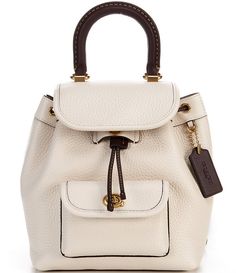 COACH Riya Colorblock Backpack | Dillard's Designer Backpack Purse, Coach Backpack Purse, Coach Backpack, Dream Bag, Luxury Backpack, Backpack Outfit, Purse Essentials, 2024 Style, Luxury Purses