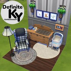 Baby Nook, Country Nursery, Sims Memes, The Sims 4 Lots, Sims 4 Cc Folder, Sims Ideas