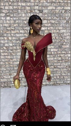 Trending African Dresses 2022, Nigerian Birthday Party Outfit, Senegalese Prom Dresses, Asoebi Lace Styles Classy 2022 Corset, Red African Prom Dress, African Dress Prom, Ashobi Girls Styles, African Dresses Prom, Nigerian Birthday Dress