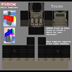 the robbox templates are designed to look like they could be used in video games