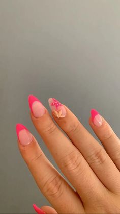 25+ Bright Color Nail Art Designs for Summer - Bellatory Simple Summer Nail Designs Short Nails, Gel X Nail Summer Designs, Summer Ideas For Nails, Cute Nails For Summer Almond, Cute Nails Summer Almond, Nail Inspiration Color, Summer Nail Art Simple, Summer Nails Gel X Almond, Beach Summer Nails Designs