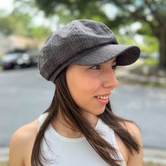 FREE Standard U.S Shipping on all orders over $35 Summer newsboy cap womens, cotton newsboy cap, baker boy hat, newsboy hat women, Summer Fashion Accessories, Cloth Fabric Hat, Plaid Retro Hat, Octagonal Caps, Newsboy Style Hat, Womens Gift Retro style classic women newsboy hat becomes very popular now. Simple and beautiful trendy design cabby cap complements every outfit whether a casual or dressy, good and bad hair days, it`s great as an everyday fashion accessory. A fantastic choice for dress Paperboy Cap, Newsboy Hat Women, Summer Fashion Accessories, Baker Boy Hat, Retro Hats, Baker Boy, Unique Gifts For Women, News Boy Hat, Newsboy Cap