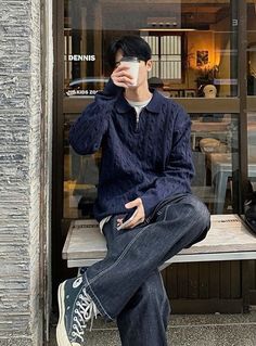 Cold Winter Outfits Men, Uniqlo Men Outfit, Uniqlo Winter, Uniqlo Fashion, Miraculous Au, Uniqlo Outfit, Trendy Outfit Ideas