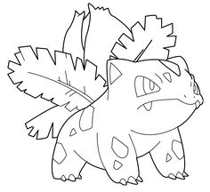 a drawing of a cartoon character from the video game pokemon, which appears to be in black and white