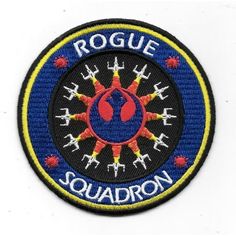 a patch with the words roug squadron on it