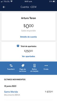 an app showing the pricing for two different items in spanish and english, which are on sale