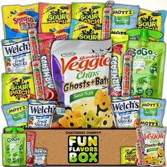 the fun flavors box is full of snacks