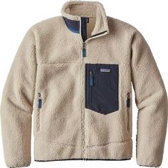 Patagonia's Classic Retro-X Jacket mutes winter's howl. The toasty high-pile fleece is backed by a smooth, wicking liner that blocks winds and fends off odors, keeping us cozy fresh through long camping trips. Patagonia Retro X, Patagonia Kids, Skateboarder, Form Design, Clothing Manufacturer, Boy Clothes, Roller Skating, Shell Jacket, Outdoor Outfit