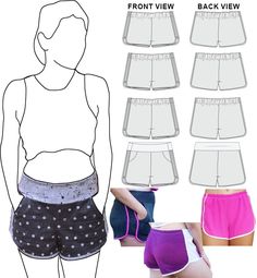 women's boxer shorts sewing pattern