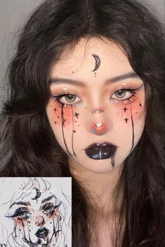 Festival Make Up, Mekap Mata, Drag Make-up, Punk Makeup, Makeup Drawing, Cute Eye Makeup, Smink Inspiration