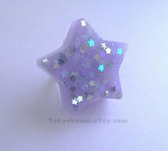 Purple Ring Star, Kawaii Purple, Gothic Kawaii, Pastel Fairy, Pastel Accessories, Star Celestial, Purple Ring, Purple Rings, Nickel Free Jewelry