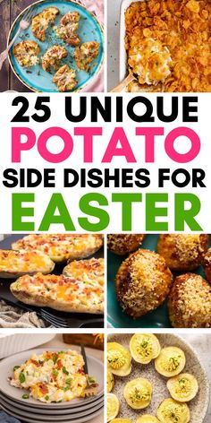 easy easter menu ideas families Russet Potato Recipes Side Dishes, Fancy Potatoes, Easy Potato Side Dishes, Holiday Potato Recipes, Potatoes Side Dishes, Bbq Ideas Food, Side Dishes For Easter, Holiday Potatoes, Easter Dinner Ideas