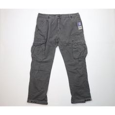 Nos Vtg 90s Marithe Francois Girbaud Mens 42x32 Regular Fit Strap Cargo Pants Mens Pants New With Tags Mens Size 42 Measurements Are: 21 Inches Across The Waist Laid Flat 32 Inch Inseam 45 Inches From Top To Bottom 9.5 Inch Leg Open Gray Cotton Check Out My Other Items In My Store! Pr57 Casual Big And Tall Pants With Pockets, Casual Big And Tall Bottoms With Side Pockets, Casual Bottoms With Side Pockets For Big And Tall, Cargo Pants Vintage, Cargo Hose, Ripstop Pants, Combat Uniforms, Strap Pants, Hunting Pants