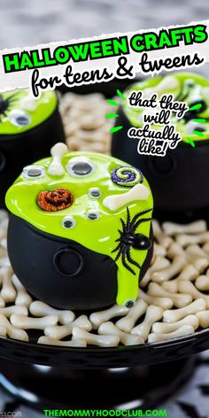 halloween crafts for teens and children that are easy to make