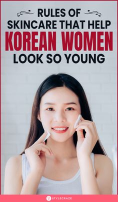 The desire to look young is universal. We women have been trying to unearth the secret to a youthful skin for ages. While we have been looking for it high and low, the Koreans have already mastered it. Skincare Korean Beauty Secrets, Korean Homemade Skincare, Young Skin Tips, Asian Beauty Hacks, Korean Skincare Routine Homemade, How To Look Korean, Njega Lica