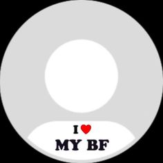 i love my be button on a black and white circle with the words, i love my be