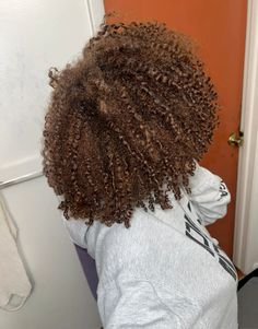 Curly Hair Brown Curly Hair 4a Hair 4b Hair Defined Curly Hair 4 Type Hair  Afro Natural Hair #hair #hairstyles #curly #4a #4b #type4hair #afro #thickerhair #naturalhaircare #easyhairstyle #curlyhairroutine #curlyhairstyle #lazyday 4c Brown Hair, Unique Curly Hair Color, Blonde 4a Hair, Chocolate Brown Curly Hair Black Women, Light Brown 4c Hair, Honey Blonde 4c Natural Hair, Honey Brown Afro, Auburn Natural Hair, Dyed 4c Natural Hair