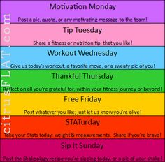 a rainbow colored poster with the words motivation monday