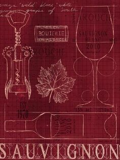 the cover of sauvignon's book, with wine glasses and corks