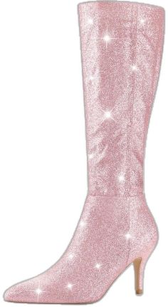 Glitter Stilettos, Heel Knee High Boots, Closed Toe Shoes, Sparkles Glitter, Stiletto Heel, High Boots, Knee High Boots, Knee High, Stiletto Heels