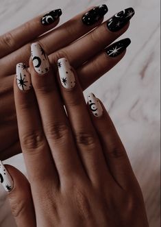 Nail Nail Designs, Witchy Nails, Goth Nails, Designs Nail, Nail Nail, Design Nail, Minimalist Nails, Dream Nails