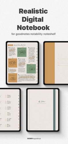 the front and back cover of a book with three pages on each side, in different colors