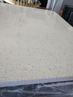 a counter top that is being installed in a kitchen