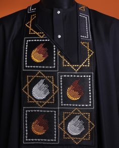 Luxury Black Agbada | Custom Sizing | Black Style – OTUNBA Agbada For Men, Wedding Groomsmen Attire, Senator Wears, Traditional Skirts, African Suit, Couples Accessories, Traditional Wedding Attire, White Wedding Gowns, Luxury Wear