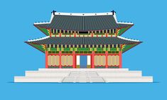 Seoul South Korea, Seoul, South Korea, Palace, Vector Illustration, This Is Us, My Saves